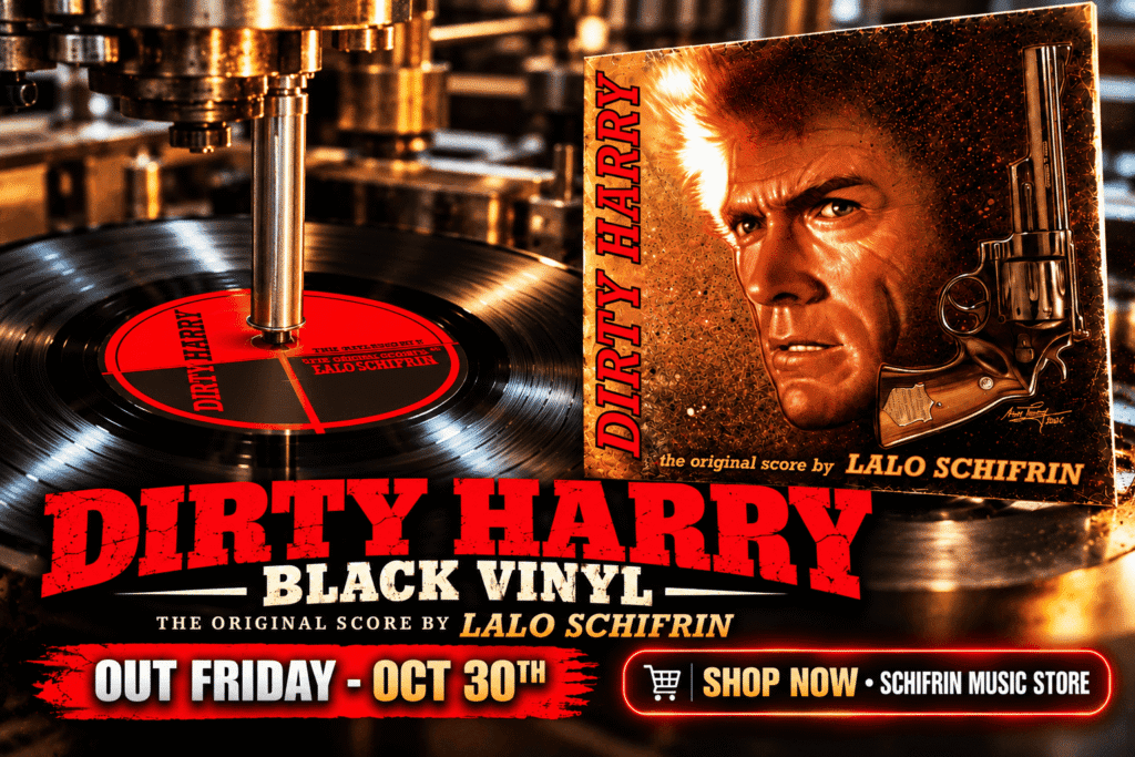Dirty Harry Black Vinyl in production pressing vinyl